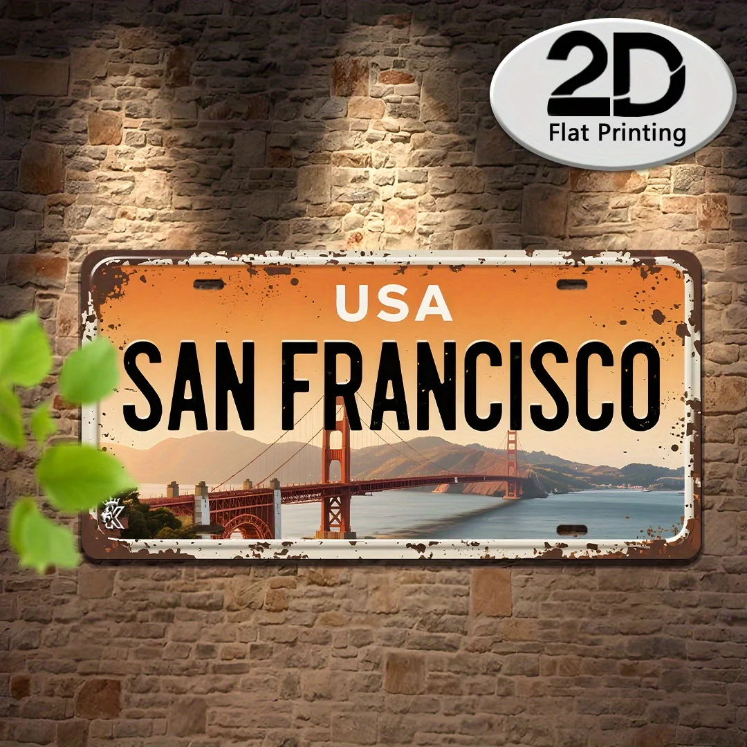 2D Flat 1pc, USA San Francisco - Home Decor Usa recension och pris