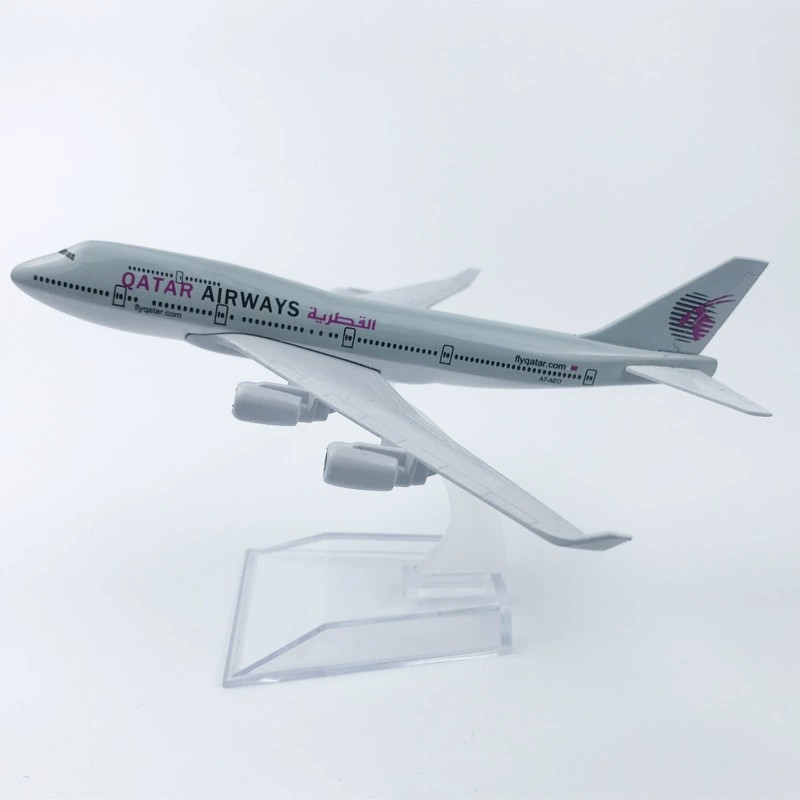 16cm Alloy Metal B747 Qatar Ai - Home Decor Qatar recension och pris
