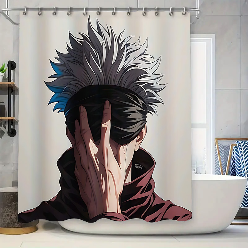 Anime Style Shower Curtain Uni - Home Decor Design Ideas recension och pris