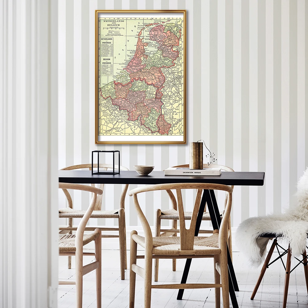 42*59cm The 1914 Belgium and N - Home Decor Netherlands recension och pris