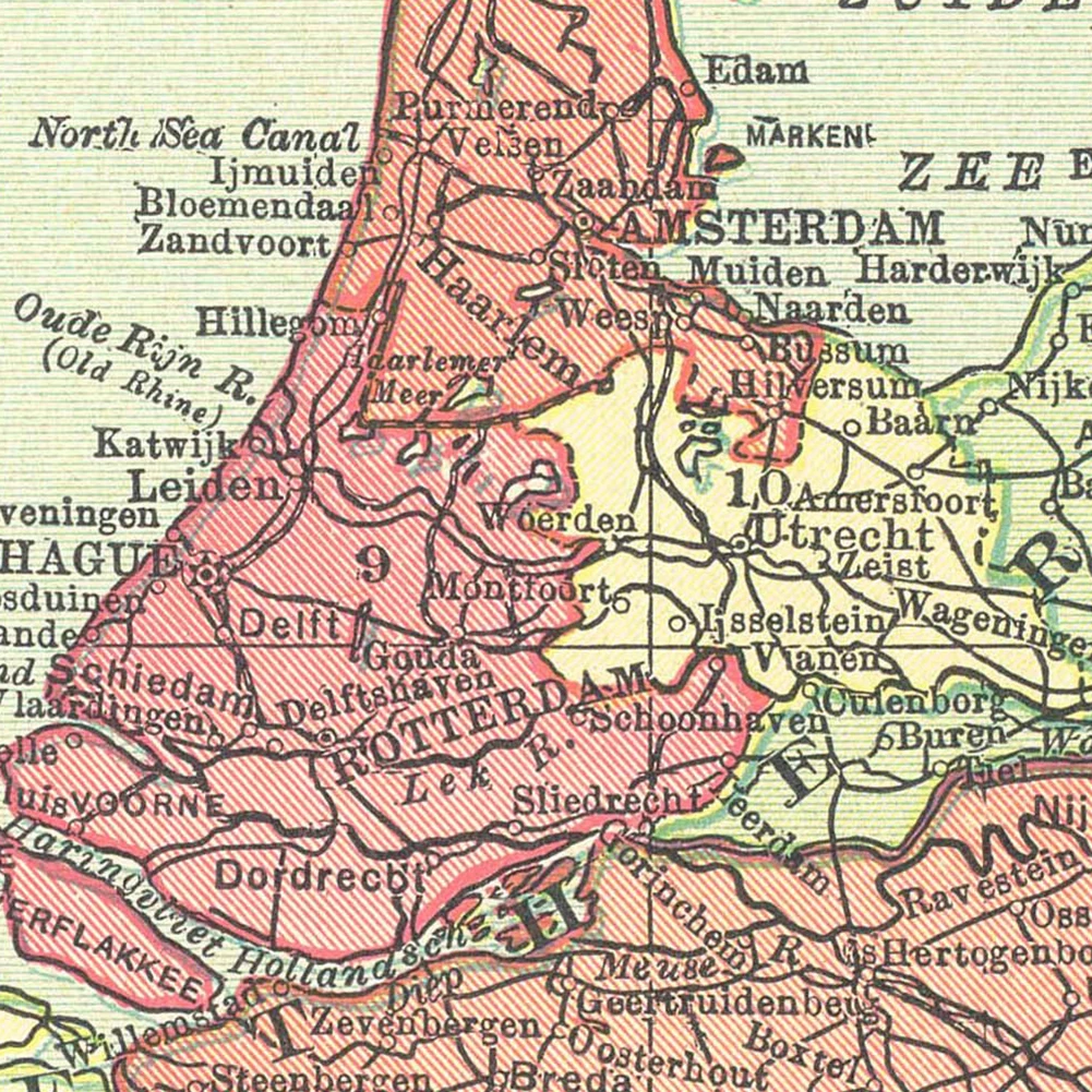 42*59cm The 1914 Belgium and N - Home Decor Netherlands recension och pris