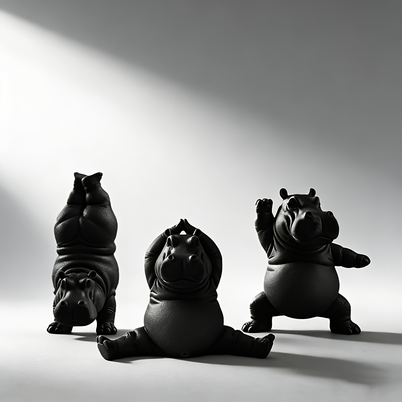1 X Hippo Statue Ornament - Du - Home Decor Enthusiast recension och pris