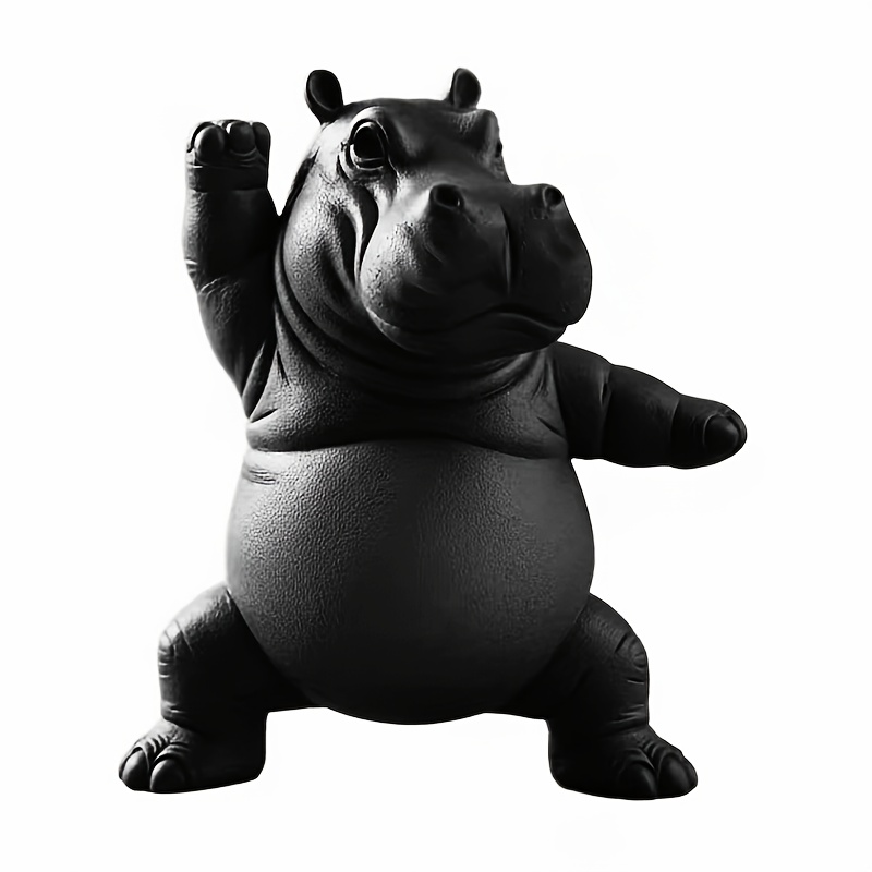 1 X Hippo Statue Ornament - Du - Home Decor Enthusiast recension och pris