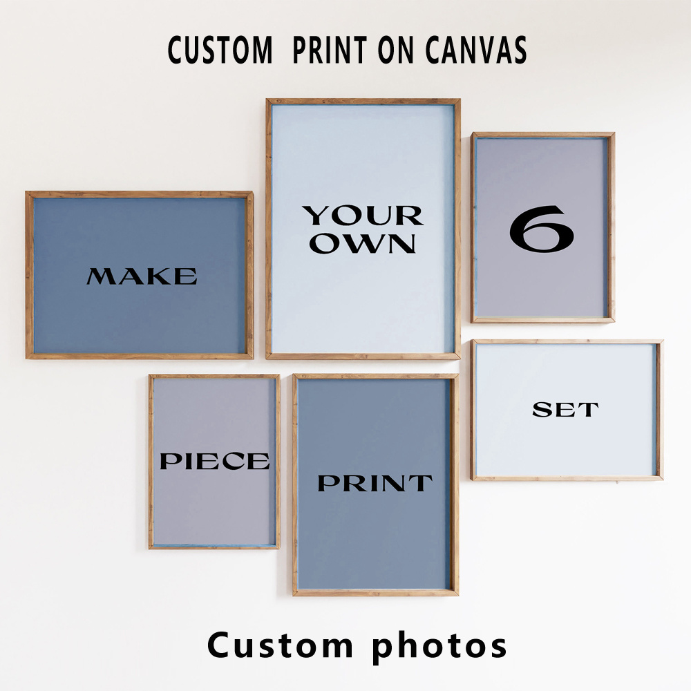 6pcs/set Custom Canvas Prints  - Home Decor Foto recension och pris