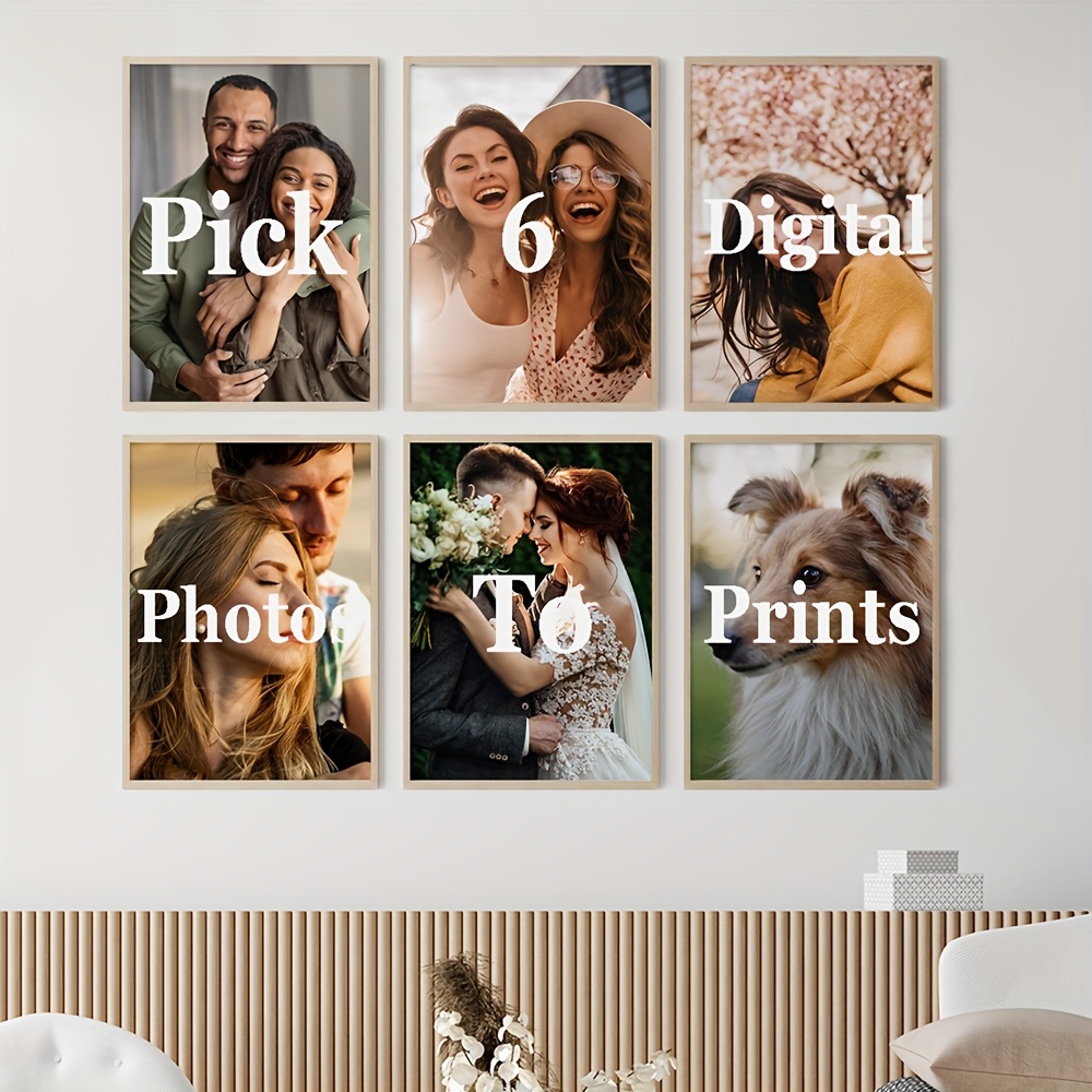 6pcs/set Custom Canvas Prints  - Home Decor Foto recension och pris