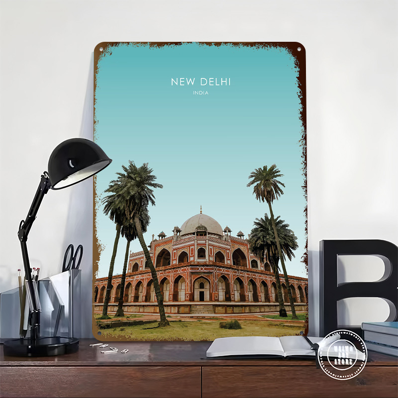 New Delhi India Artwork 3D Pri - Home Decor Delhi recension och pris