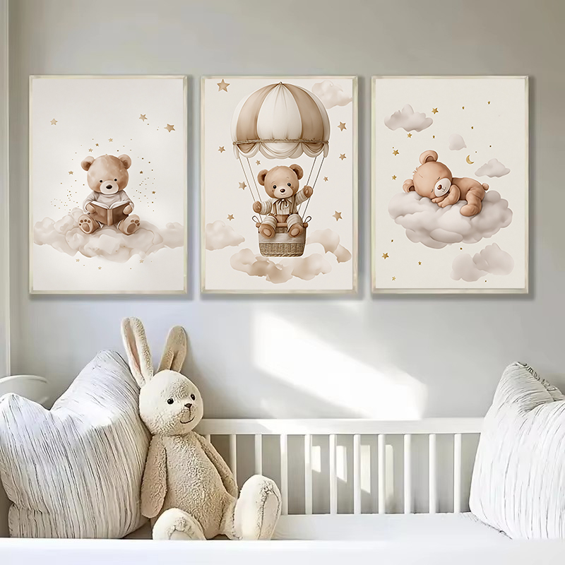 3pcs/set Bohemian Teddy Bear A - Home Decor Foto recension och pris